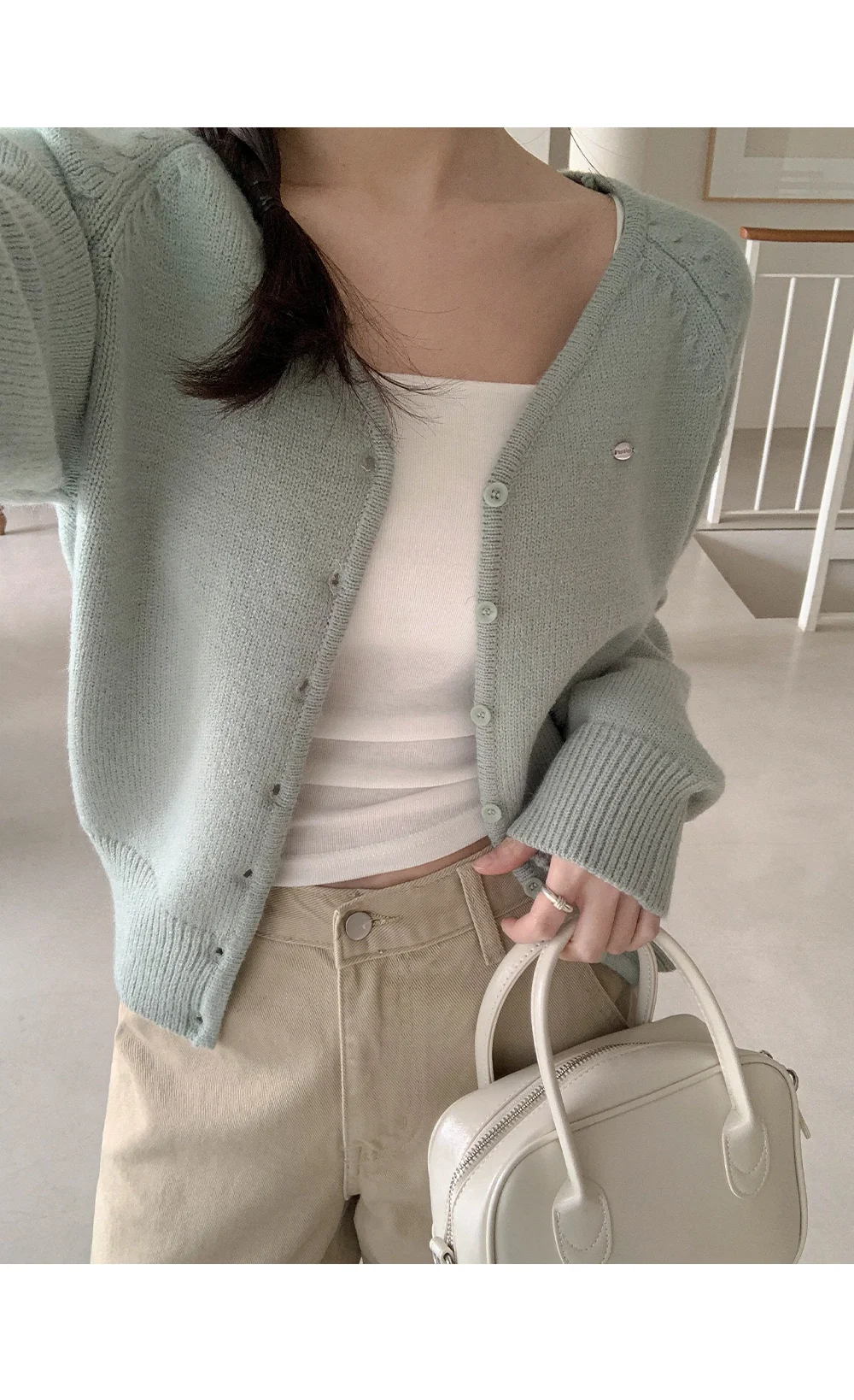 [봄🌷파스텔톤] 실버 팬던트 가디건 상세 이미지 87