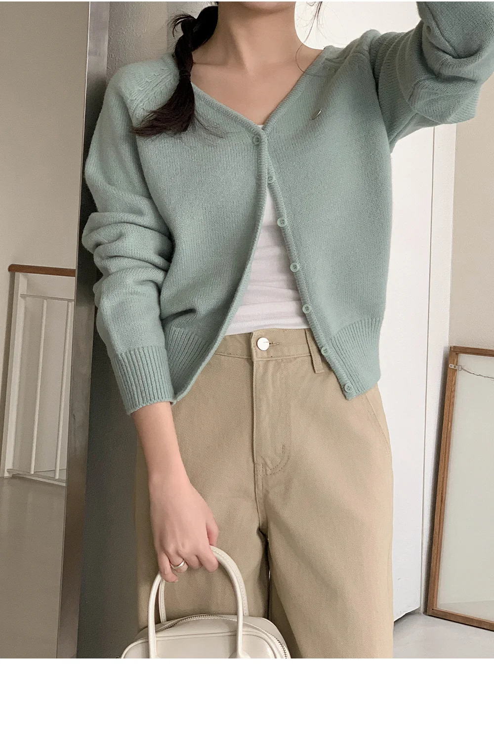 [봄🌷파스텔톤] 실버 팬던트 가디건 상세 이미지 91