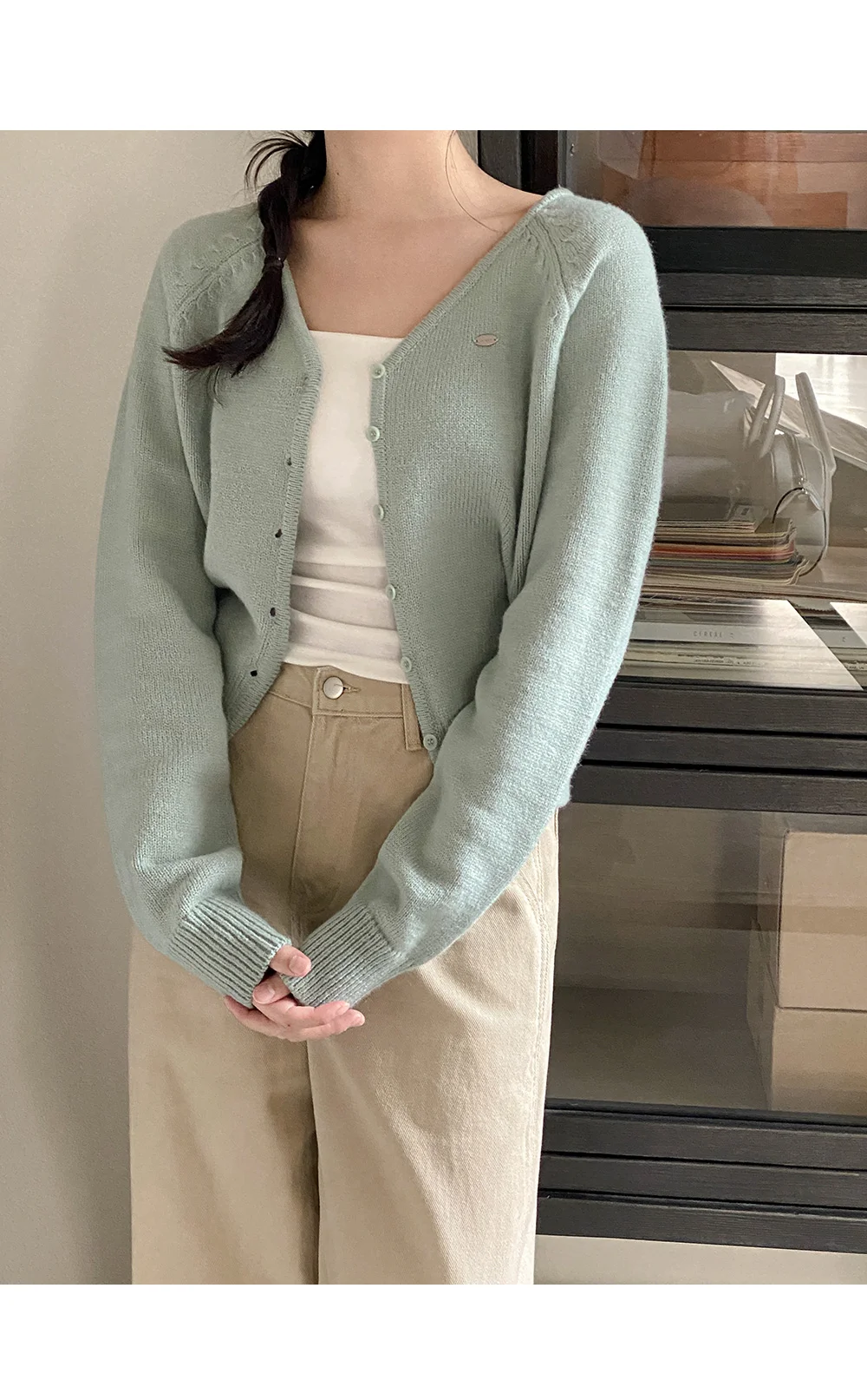 [봄🌷파스텔톤] 실버 팬던트 가디건 상세 이미지 105