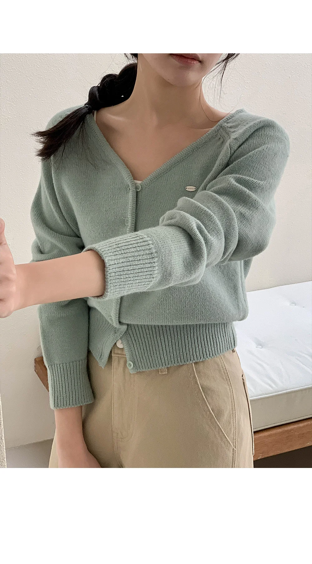 [봄🌷파스텔톤] 실버 팬던트 가디건 상세 이미지 108