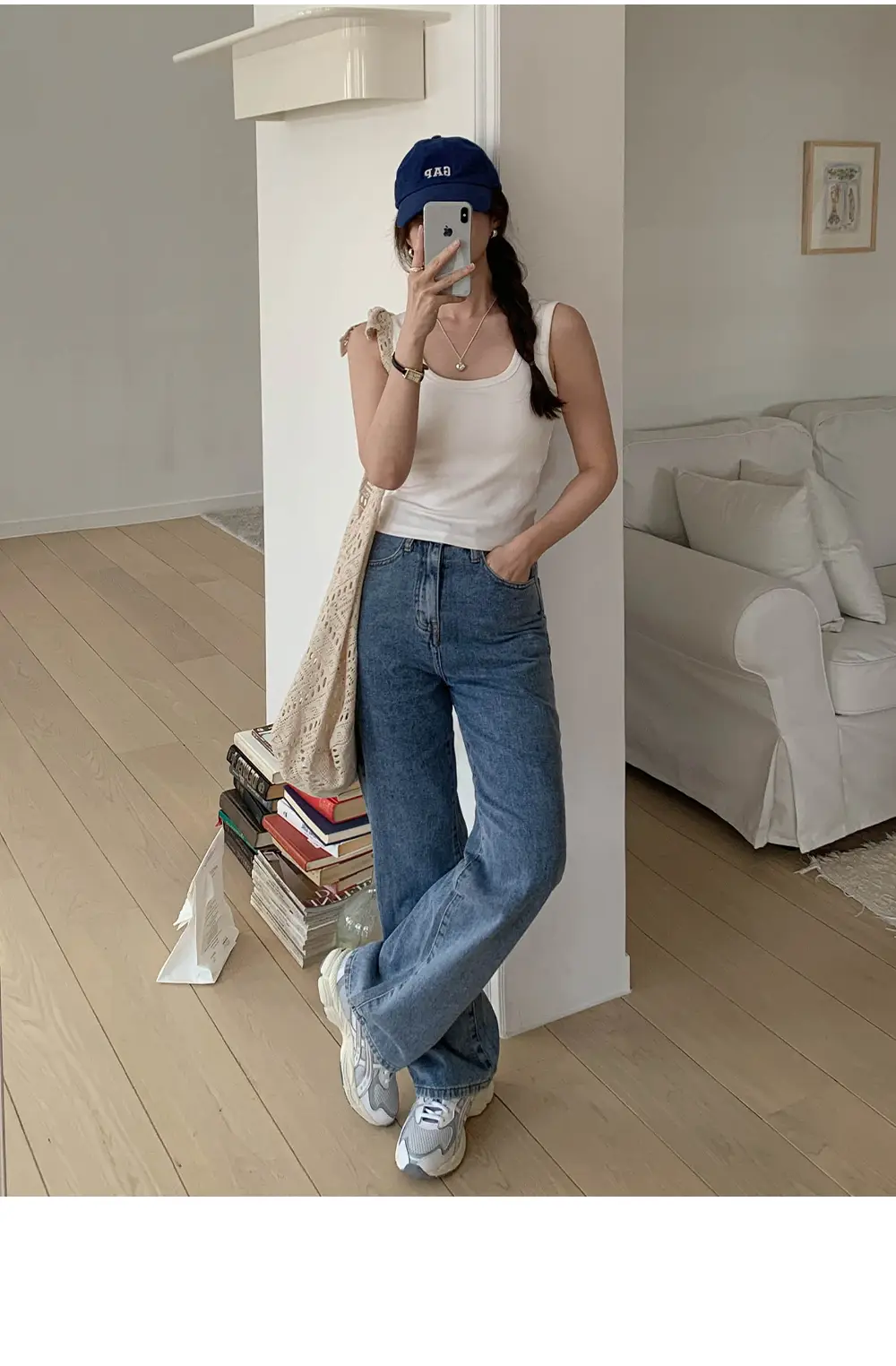 [여름신상🌴3기장/3XL] 온드 스트레이트 데님팬츠(숏,미들,롱) 상세 이미지 19