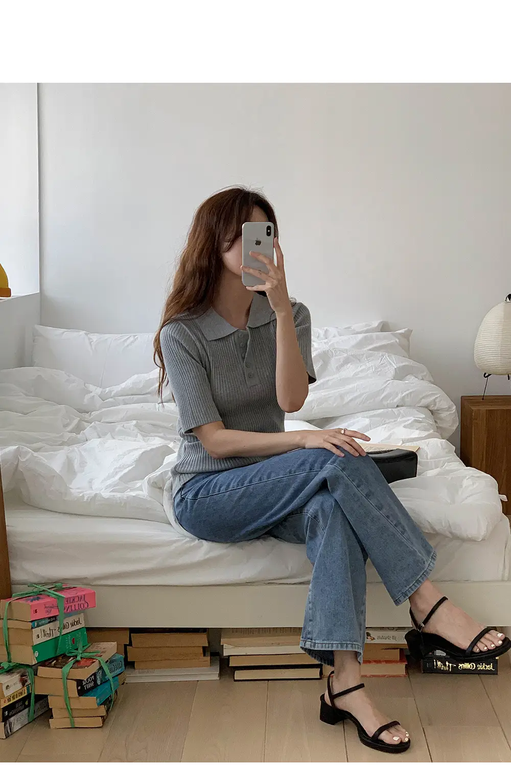 [여름신상🌴3기장/3XL] 온드 스트레이트 데님팬츠(숏,미들,롱) 상세 이미지 39
