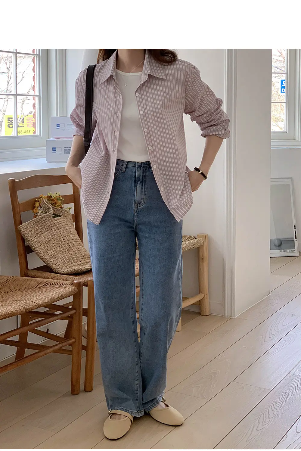 [여름신상🌴3기장/3XL] 온드 스트레이트 데님팬츠(숏,미들,롱) 상세 이미지 72