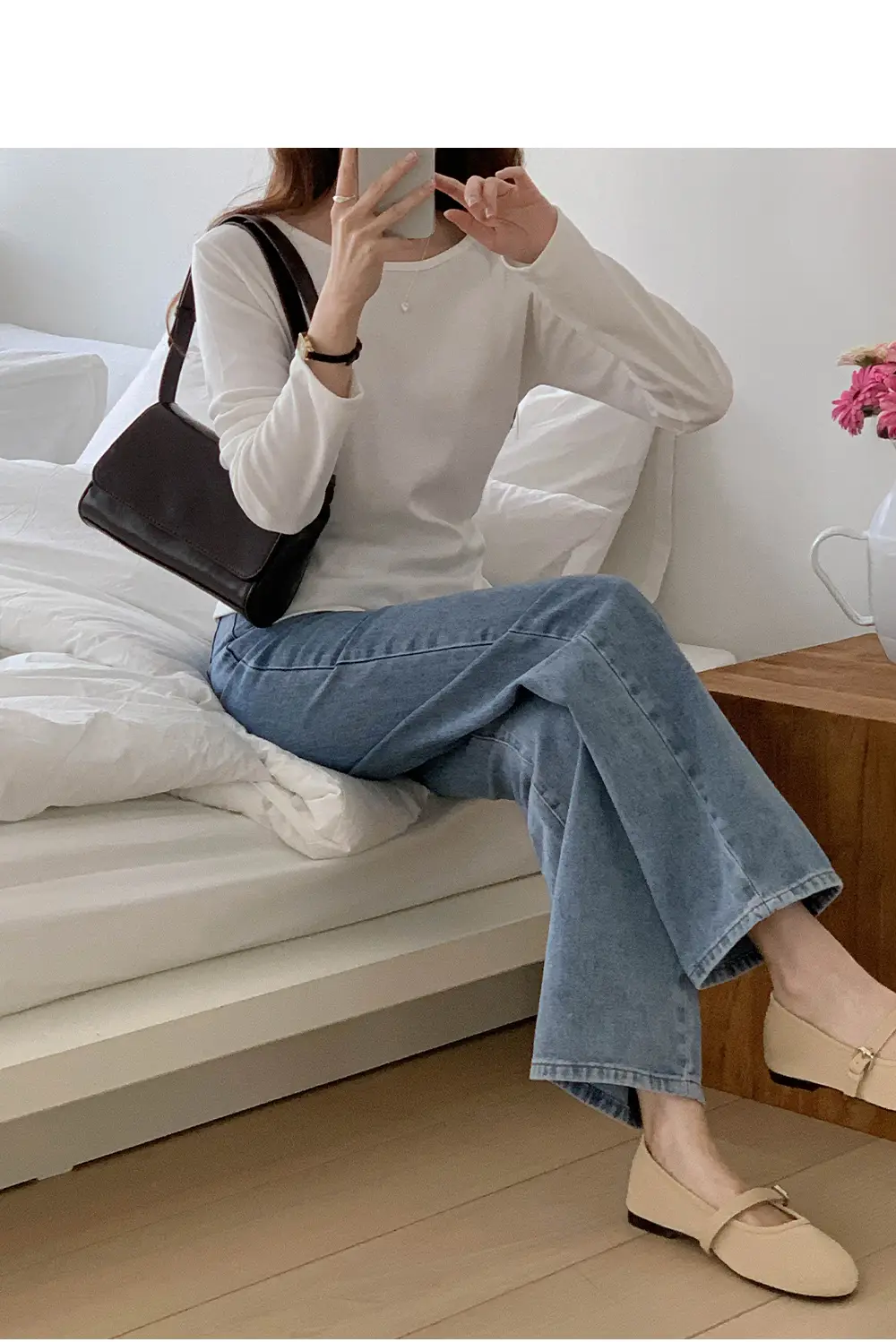[여름신상🌴3기장/3XL] 온드 스트레이트 데님팬츠(숏,미들,롱) 상세 이미지 79
