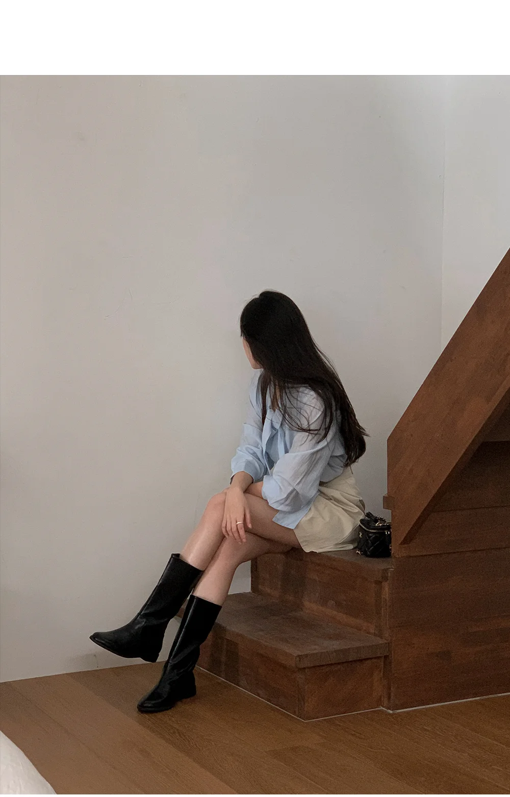 [여름신상🌴하객룩][Solevé]테브 핀턱 스커트 상세 이미지 48