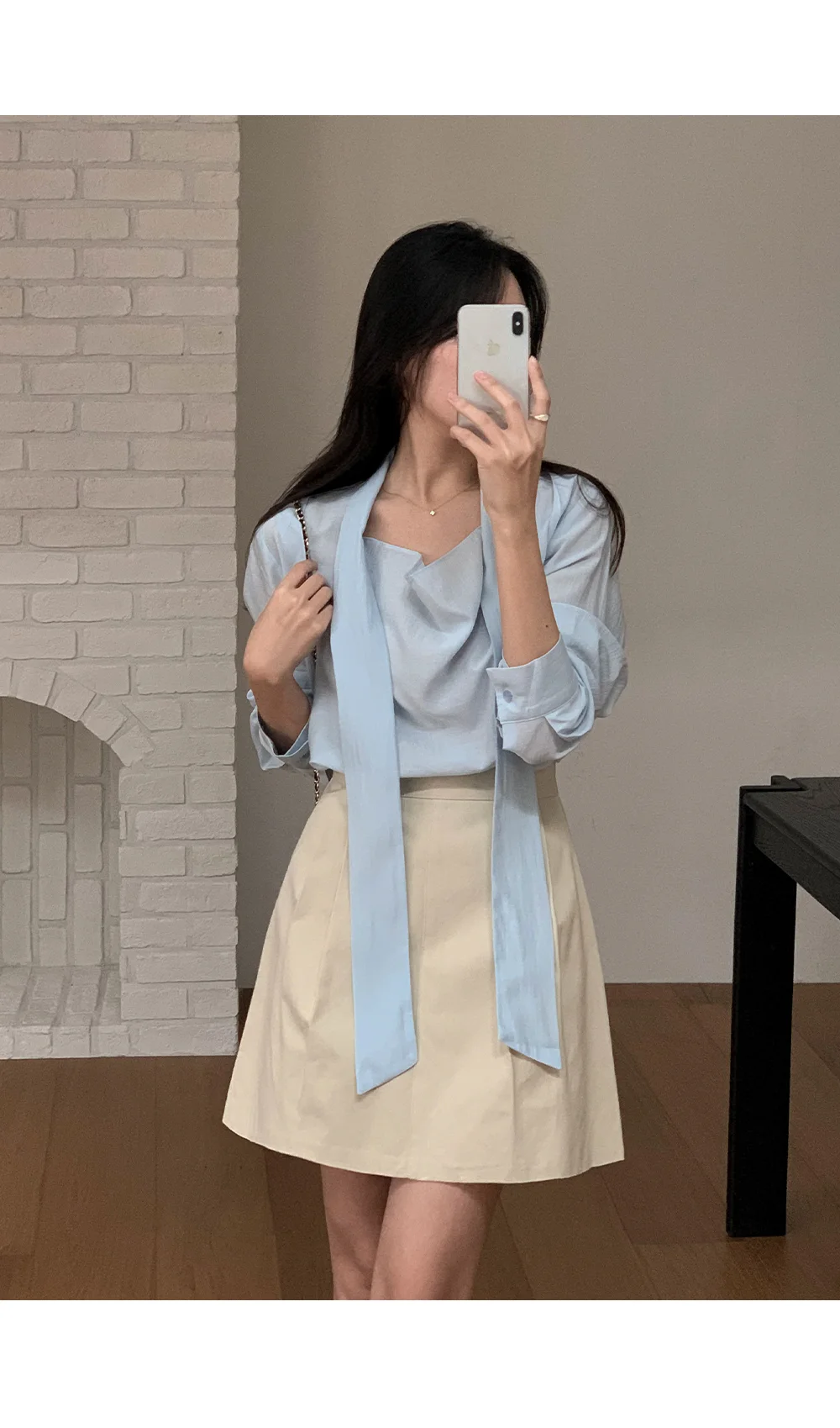 [여름신상🌴하객룩][Solevé]테브 핀턱 스커트 상세 이미지 51