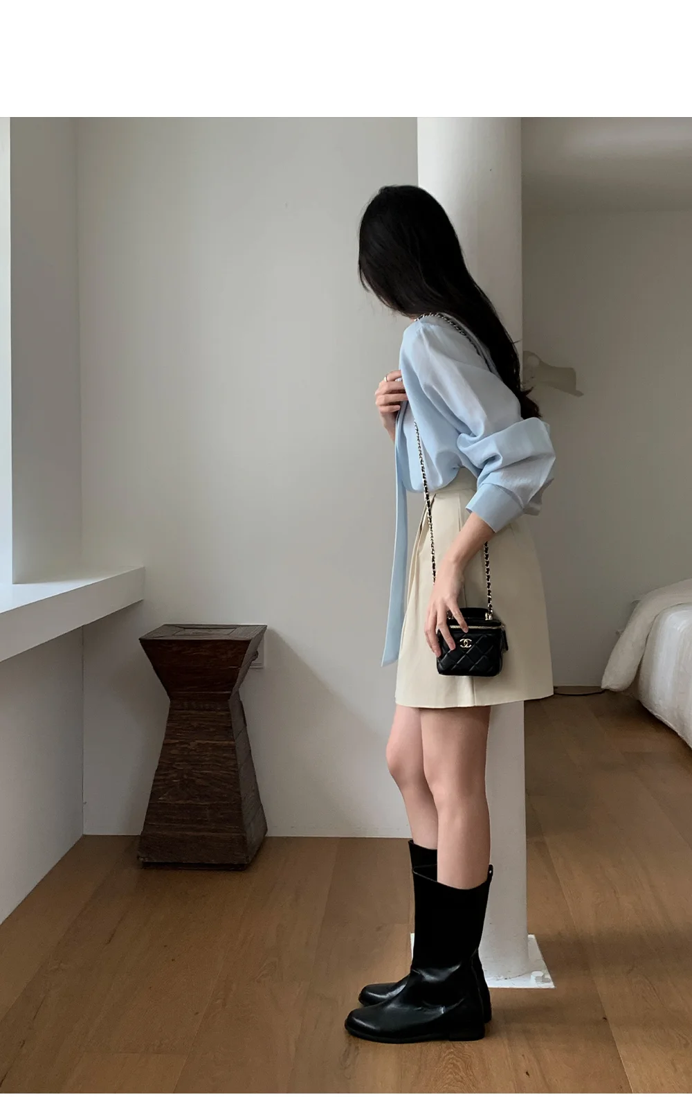 [여름신상🌴하객룩][Solevé]테브 핀턱 스커트 상세 이미지 55