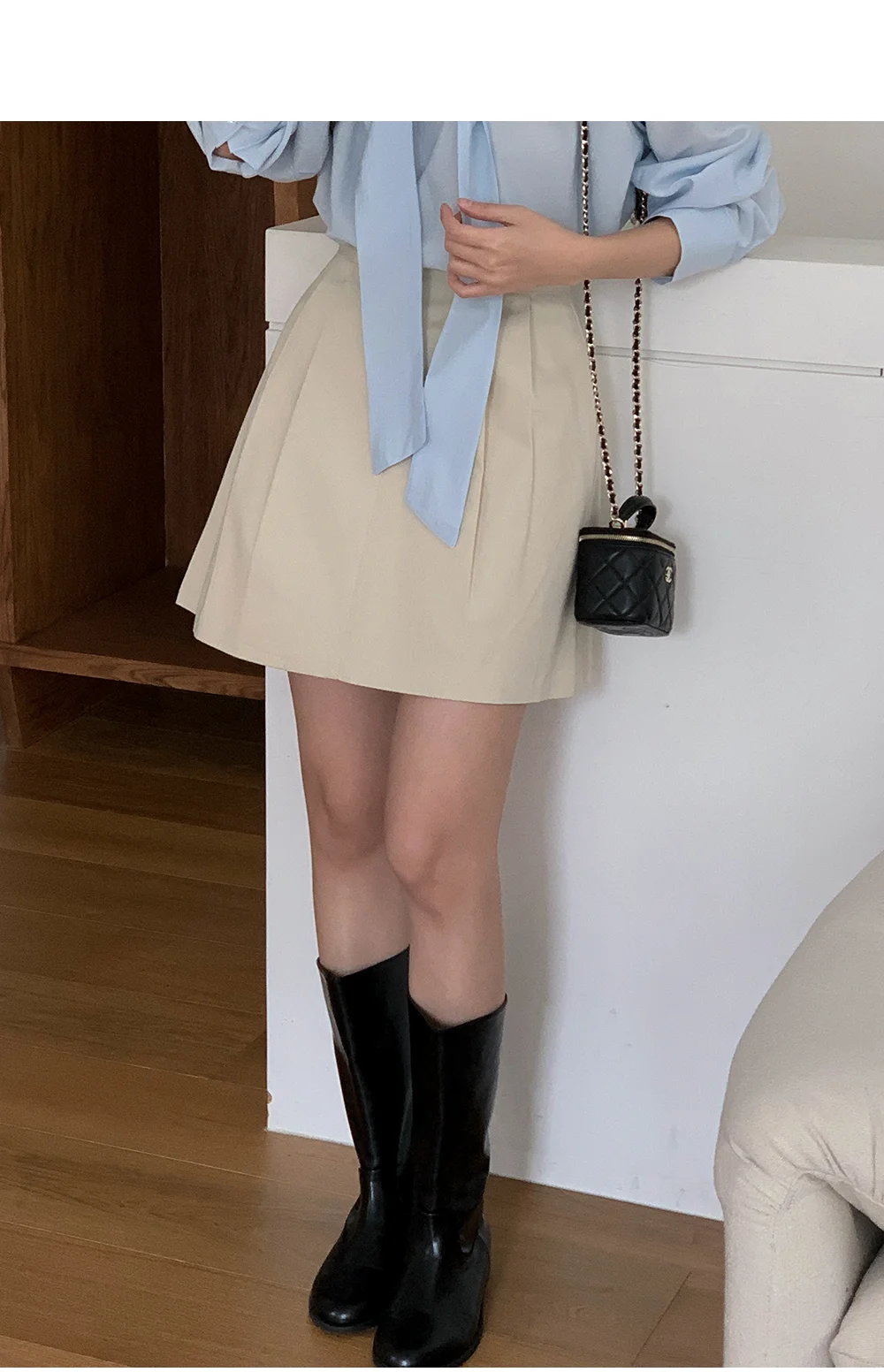 [여름신상🌴하객룩][Solevé]테브 핀턱 스커트 상세 이미지 66