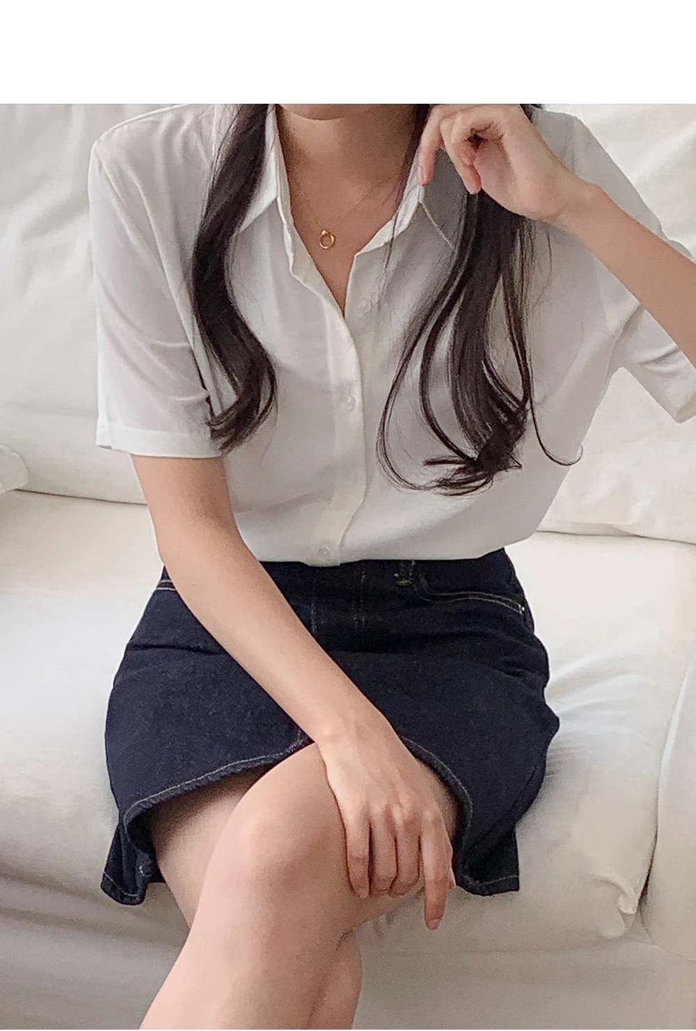 [여름BEST♥오픈카라/베이직ver추가/오피스룩/하객룩/후기극찬][1만장돌파] 링클프리 반팔셔츠 3종 상세 이미지 139